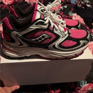 Saucony Women's Athletic Shoes in Pink and Black